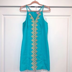 Lilly Pulitzer Size 10 Teal Dress